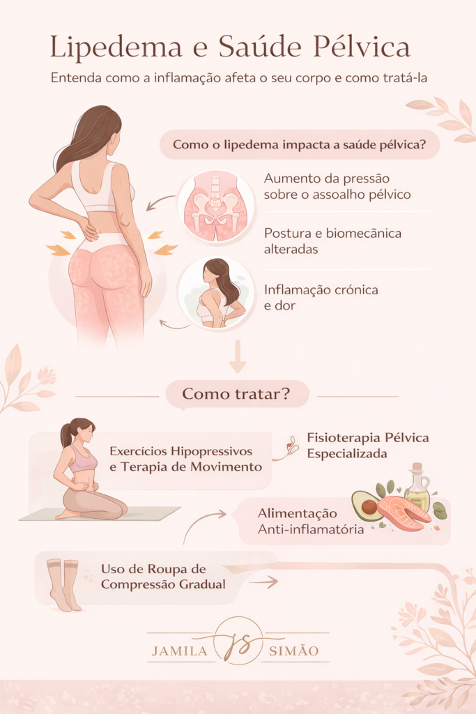 relação entre lipedema e saúde pélvica