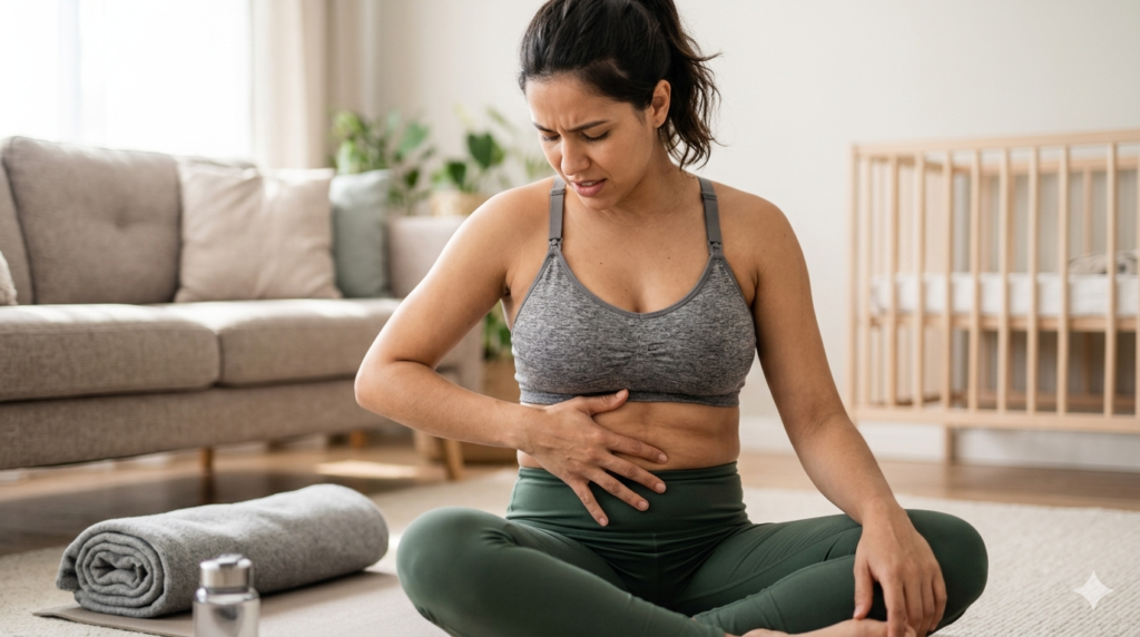 exercícios que pioram a diástase abdominal após a gravidez